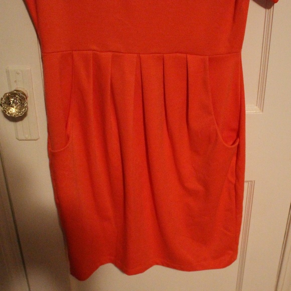 3/$20 - Salmon T-Shirt Dress - Picture 3 of 8
